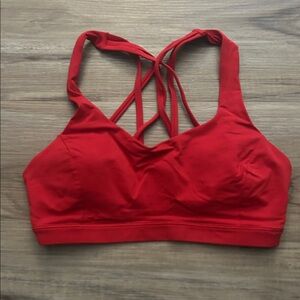 lululemon athletica Red Sports Bra